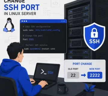 تغییر پورت SSH