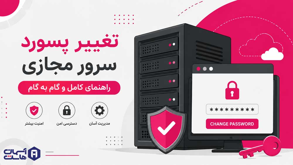 تغییر پسورد سرور مجازی