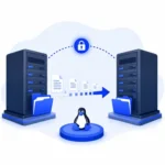 انتقال اطلاعات بین دو سرور مجازی لینوکس