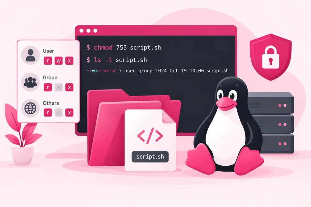 دستور chmod در لینوکس